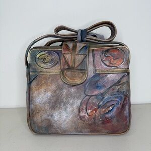 NEW Jane Yoo Leather Purse 10x9”